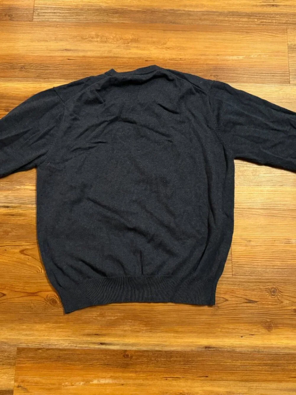 GANT - Mens - 100% Premium Cotton - V Neck Sweater‎  - Navy Blue - Size XL